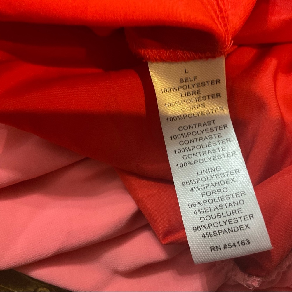 Jessica Simpson Red and Pink Sleeveless Dress - Picture 9 of 12